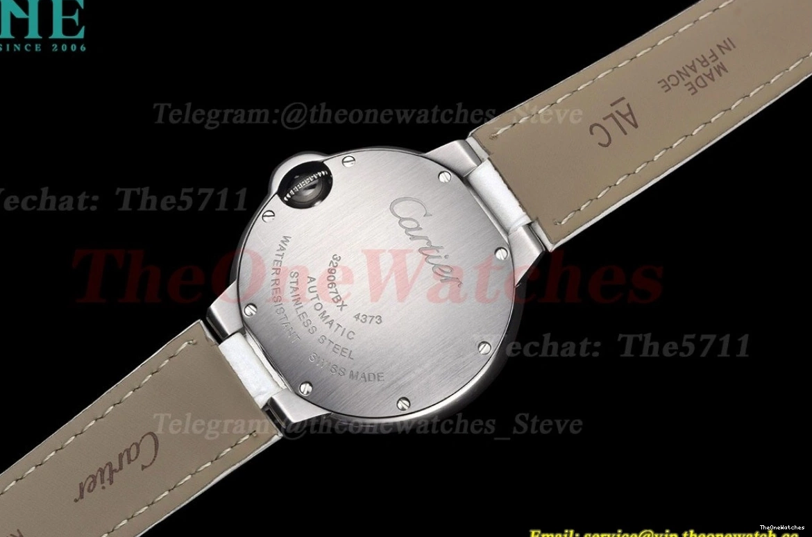 De Dia Bleu GDF LE Ballon Cartier Mop Dial NH05 SS 33mm 0331